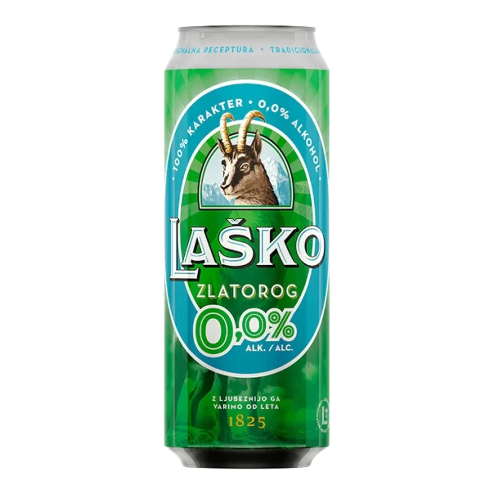 Lasko, Birrë Zlatarog 0% alkool kanaqe, 0,5 L